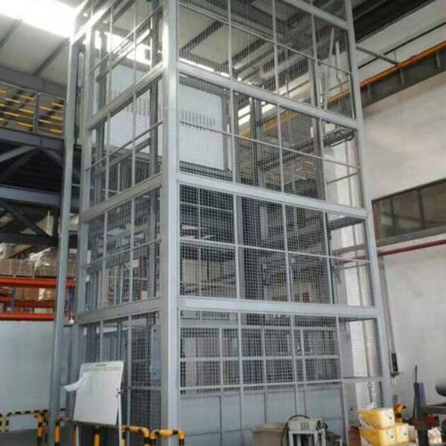 九所镇导轨式升降平台货梯